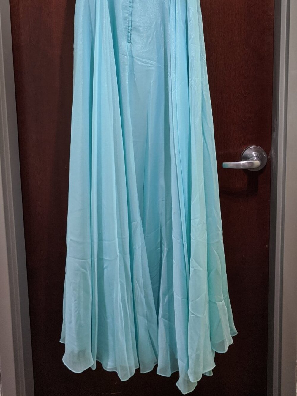 Blush Prom 9777 Size 14 Light Blue Prom Dress - Picture 7 of 8